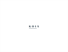 Tablet Screenshot of koia.co.nz